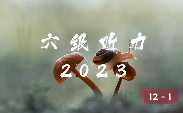 2023 年大学英语六级 12 月 I 卷